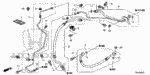 80361TR0A00 - Body/Air Conditioning: CLAMP, SUCTION HOSE for Honda Image