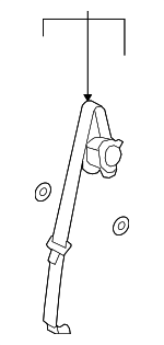 898100W010HZ - Electrical: Center Seat Belt for Hyundai Image
