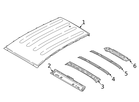 Roof & Components for 2016 Hyundai Tucson #0