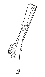 19148782 - Electrical: Belt &amp; Retractor for Buick: Rainier | Chevrolet: Trailblazer, Trailblazer EXT | GMC: Envoy, Envoy XL, Envoy XUV Image