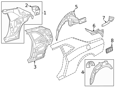 Inner Structure for 2016 Dodge Challenger #0
