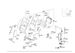 2219105350 - Driver Seat: Padding for Mercedes-Benz: 250, 300S, S350, S400, S500, S550, S600 Image