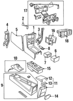 4755955 - : Dash Control Unit for Saab: 900 Image