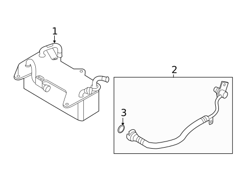 Trans Oil Cooler for 2020 Audi S5 Sportback #0