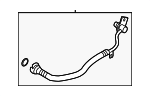 8W0317817D - Cooling System: Oil Cooler Line for Audi Image
