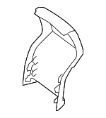 92113SJ130 - Body: Rear Panel for Subaru: Forester Image