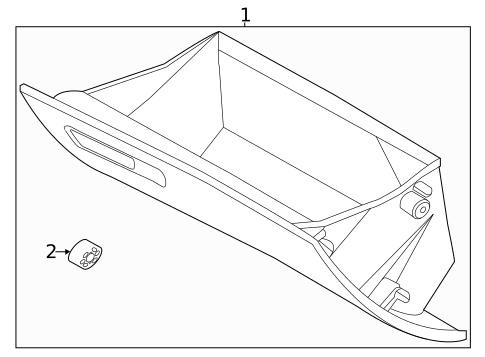 Glove Box for 2021 Kia K5 #0