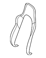 99752115501FLC - Body: Seat Back Cover for Porsche: 911, Boxster, Cayman Image