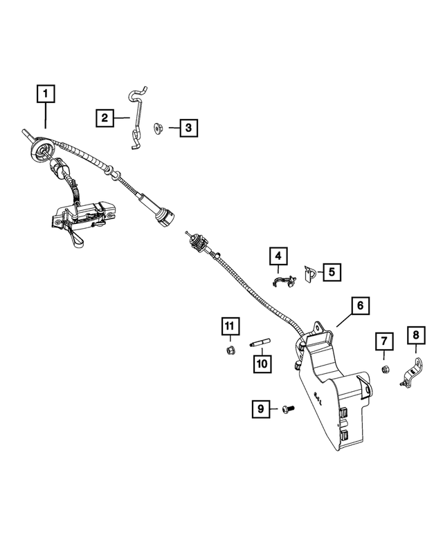 56019959AE - Transmission: Wiring Clip for Mopar Image