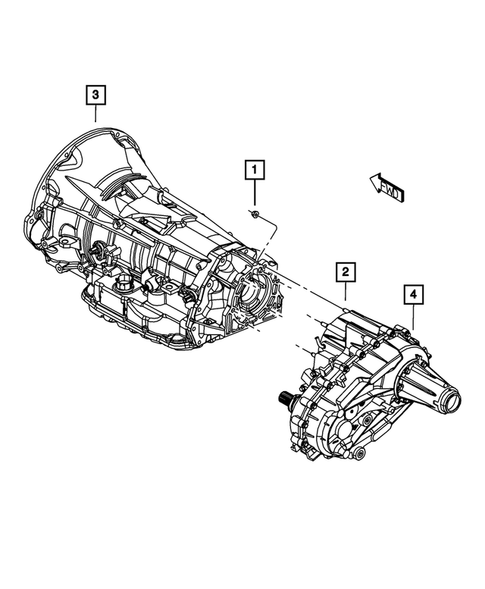 Mounting and Skid Plate for 2008 Dodge Durango #1