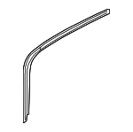 3B9853710CB41 - Body: Drip Molding for Volkswagen: Passat Image