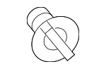 90467A0051 - Body: Upper Center Pillar Trim Fastener for Toyota Image