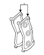 4KE698151K - Brakes: Brake Pads for Audi Image
