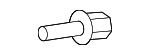 MU240093 - Body: Fuel Door Bolt for Mitsubishi: Mirage, Outlander, Outlander Sport Image