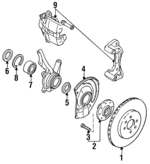 MB699281 - Brakes: Rotor for Dodge: Colt Image