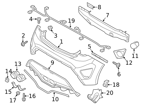 thumbnail image 2 of Evan-Fischer Front Passenger Side Fender Liner For Hyundai Veloster 2013-2015 2 of 6