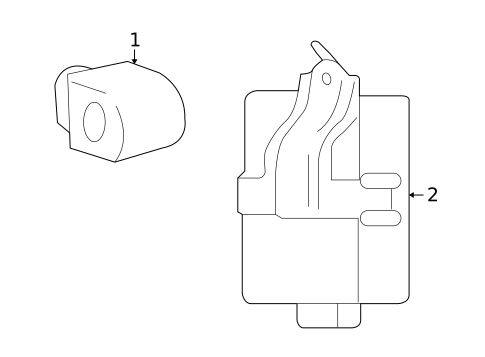 Electrical Components for 2009 Toyota Highlander #2