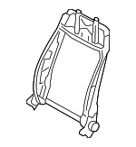 1K4881515BR - Body: Seat Back Frame for Volkswagen: Golf, Golf R, GTI Image