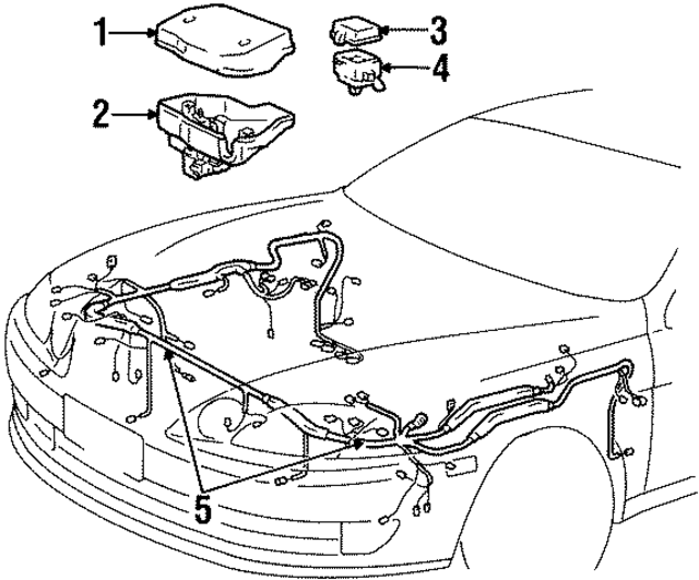 8266224032 - Electrical: Relay Cover for Lexus Image