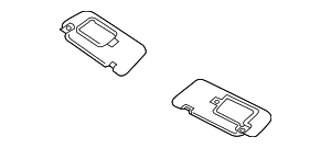 Hyundai - 85201-D2620-VHC - Sun-Visor - 2017-2019 Genesis G90 | OEM ...
