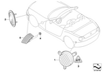 63147046040 - : Side Marker Light, Rear, Right for BMW Image