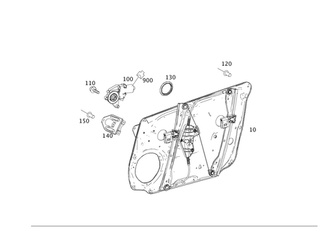 Window Lifter for 2011 Mercedes-Benz C350 #0
