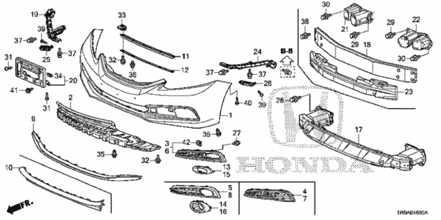 Front Bumper for 2013 Honda Civic #0