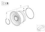 24231421537 - : Countersunk Head Screw for BMW Image
