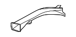 9J1807010 - Body: Air Outlet Duct for Porsche Image