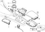 51167025455 - : Cup Holder for BMW Image