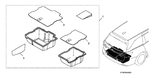 Cargo Bin for 2019 Honda Odyssey #0