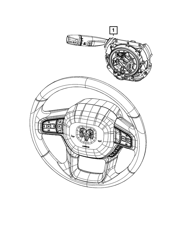 68525565AF - Electrical: Multifunction Switch for Mopar Image image