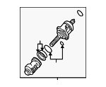 4921011G10 - Steering: Input Shaft for Nissan Image