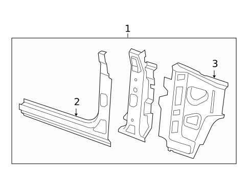 Hinge Pillar for 2018 Jeep Wrangler JK #0