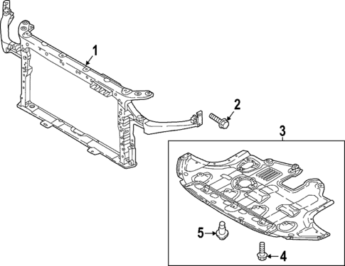 Radiator Support for 2024 Hyundai Ioniq 5 #0