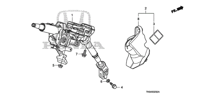 Steering Column for 2012 Honda Fit #0