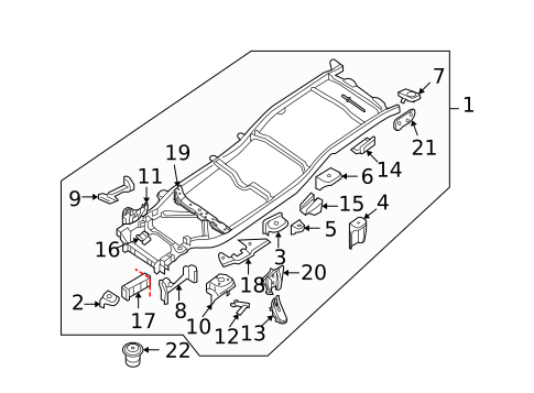 Frame & Components for 2011 Suzuki Equator #0
