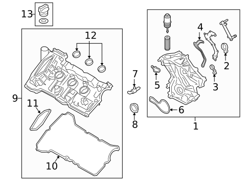 Valve & Timing Covers for 2019 Lincoln Continental #0