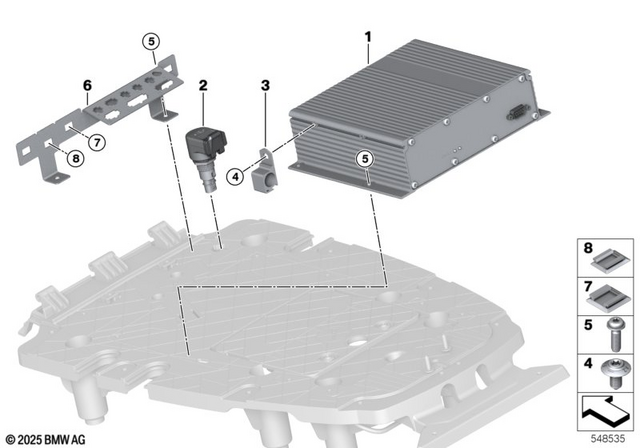 13311716049 - General Electrical System: Tubing Support -  for BMW-Motorrad Image image
