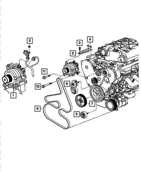 Alternators for 2004 Chrysler Pacifica #0