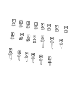 6508586AA - Electrical: Spring Nut for Mopar Image