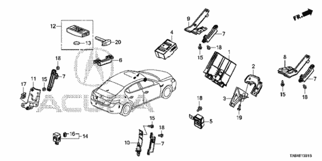 Smart Unit (2) for 2017 Acura ILX #0
