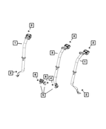 1VA701L2AF - Restraints: Retractor Seat Belt for Mopar Image