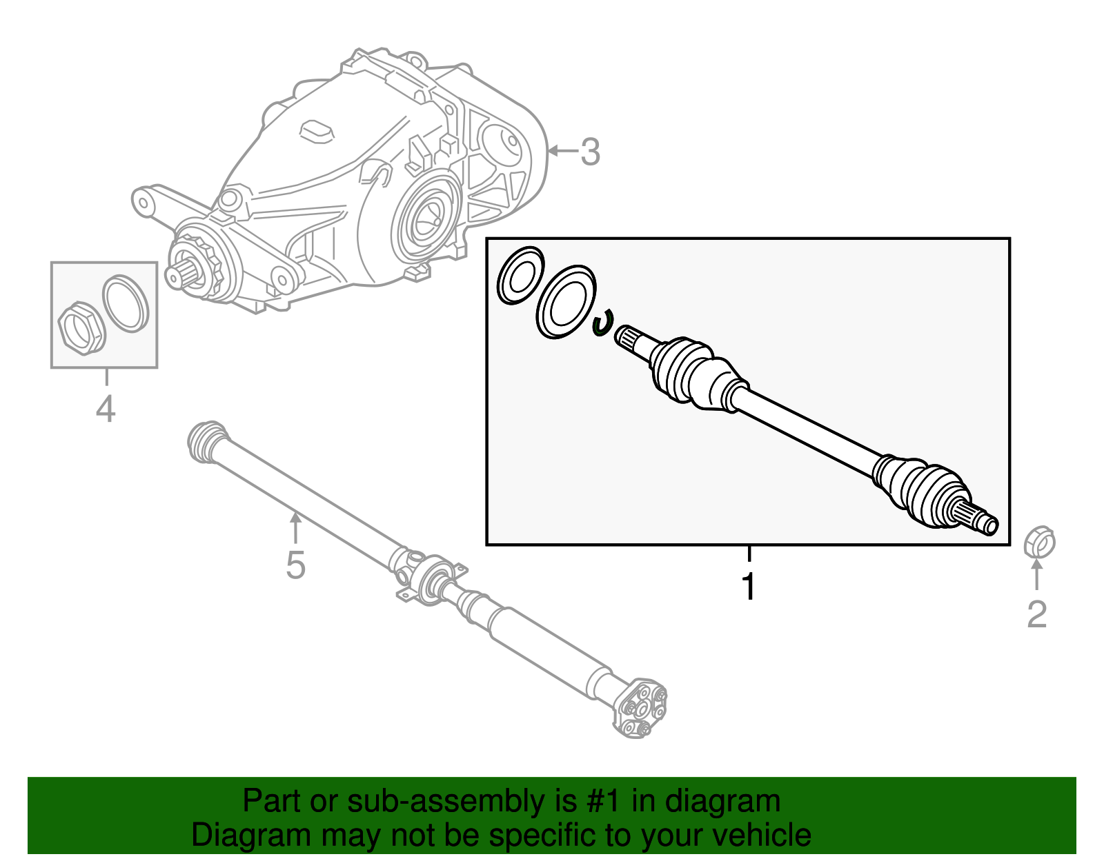 らむ様03850376038104010427044004660498 2018 Chevrolet Corvette Coupe Rear Driveshaft Assembly