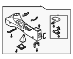 B25N64420A90 - : Console Assembly for Mazda Image
