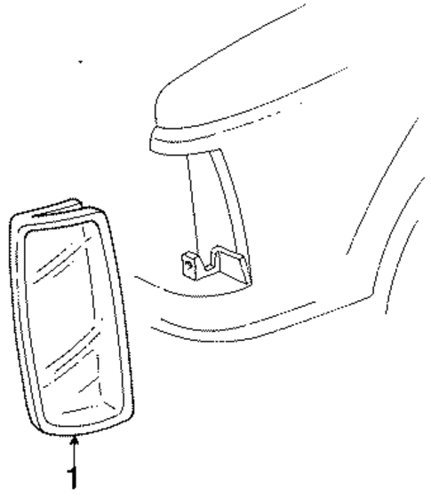 Side Marker Lamps for 1991 GMC Syclone #0