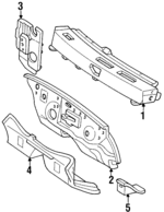 F2DZ5402010A - Body: Cowl Panel for Ford: Taurus | Mercury: Sable Image