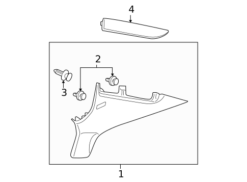 Interior Trim - Quarter Panels for 2010 Honda Civic #0