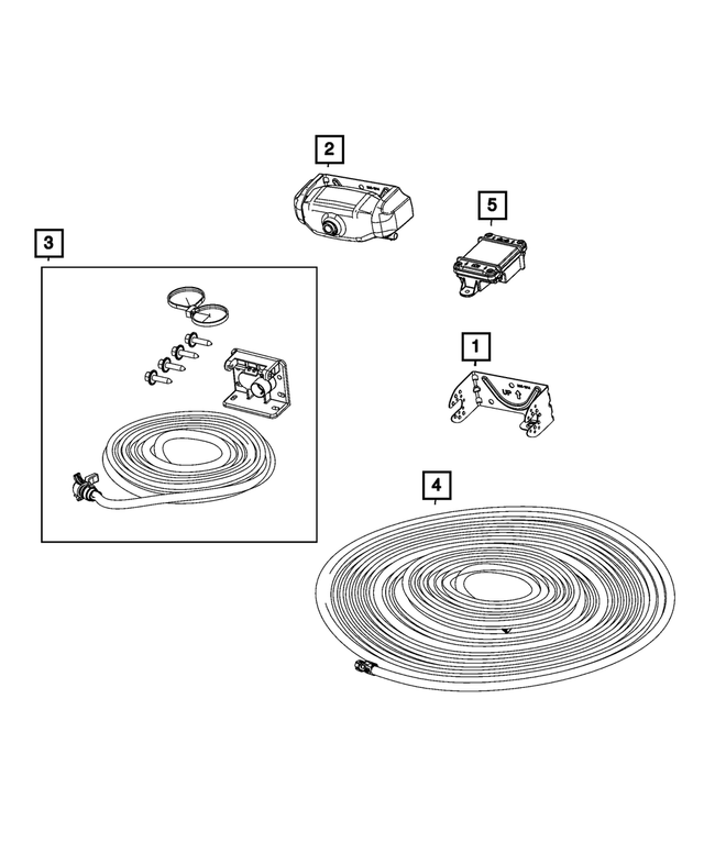68550632AA - Electrical: Camera Wiring for Mopar Image