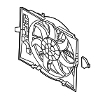 17422282936 - Cooling System: Fan &amp; Motor for BMW: M5, M6 Image